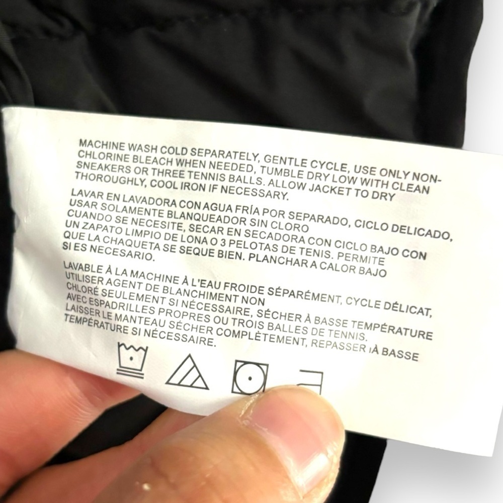 NWT Nautica Black Lightweight Puffer Jacket with Removable Hood MSRP $200 - XS - Picture 14 of 14